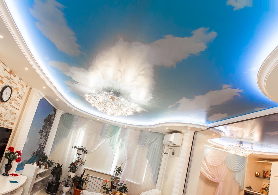 Заказать потолок с фотопечатью в г. Сочи